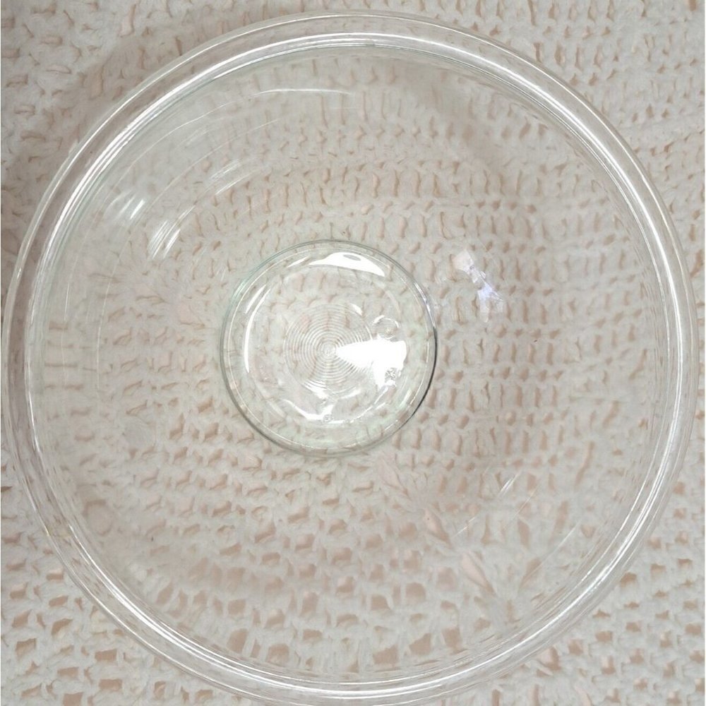 Pyrex #325 Clear Glass 2.5 Qt. Mixing Bowl 10” Diameter USA Microwave/Oven Safe